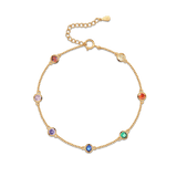 Rainbow Ankle Bracelet