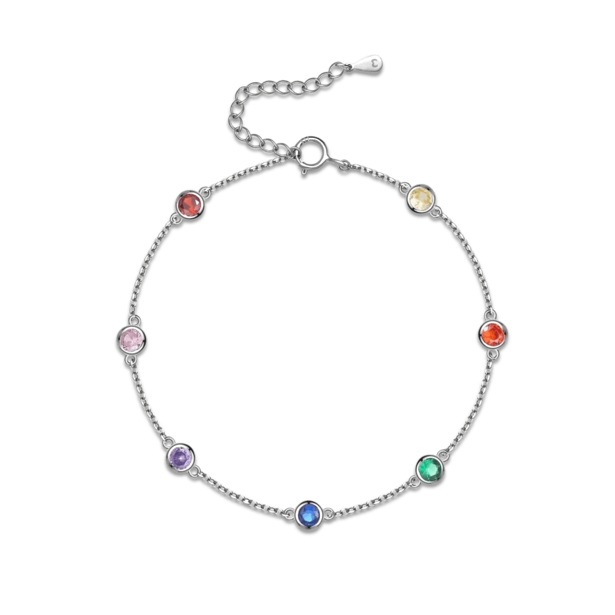 Rainbow Ankle Bracelet