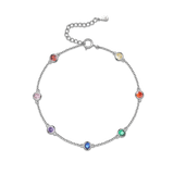 Rainbow Ankle Bracelet